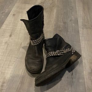 Studded boots